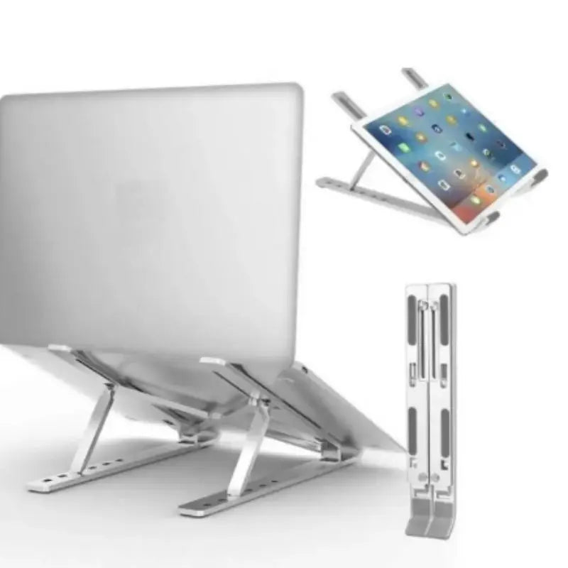 "Suporte de Alumínio Ajustável/Regulável para Notebook e MacBook - Escritório":