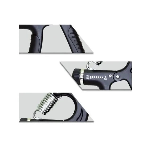 Hand Grip com Mola Ajustável de 5kg a 60kg - Fisioterapia e Fortalecimento