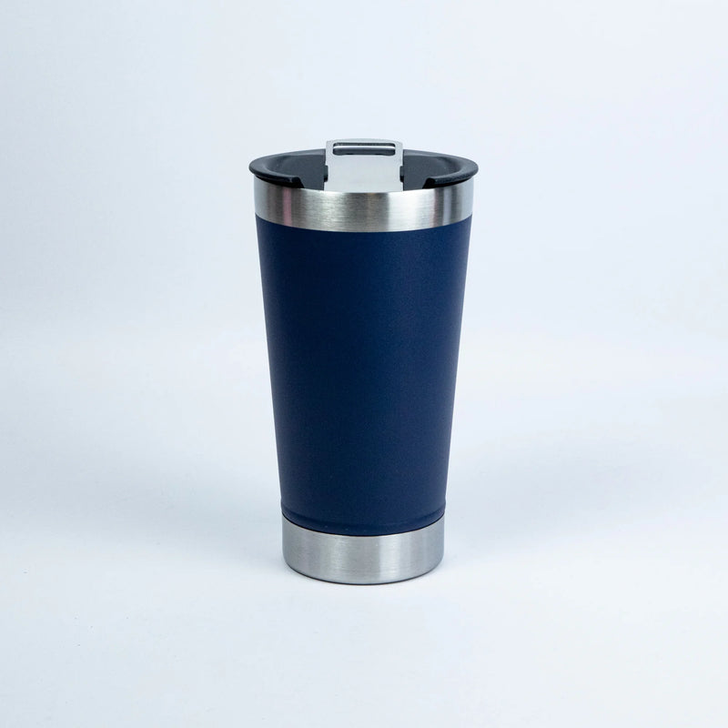 Copo Térmico 473ml com Luz, Abridor e Tampa Inox – Bebidas Quentes ou Geladas