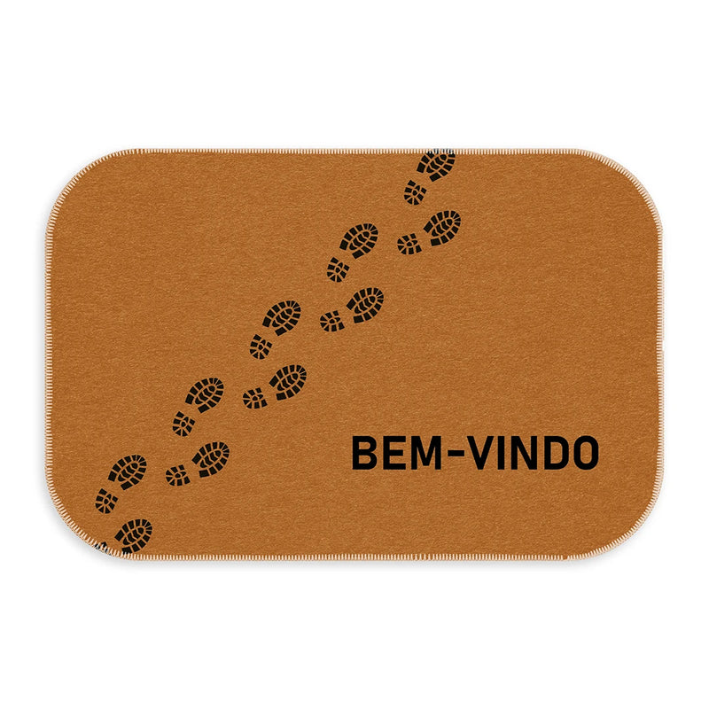 Capacho Borrachado Moderno para Porta de Entrada - Várias Estampas