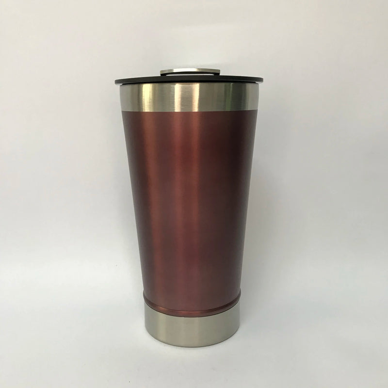Copo Térmico 473ml com Luz, Abridor e Tampa Inox – Bebidas Quentes ou Geladas