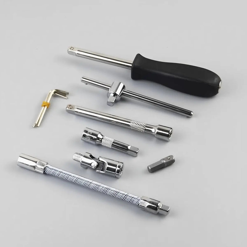 Kit Chaves Reversíveis com Soquetes - 46 Peças + Maleta