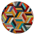 Tapete Redondo Decorativo - Estilo Moderno