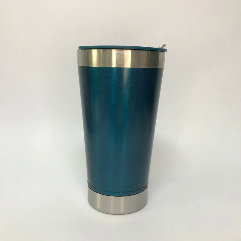 Copo Térmico 473ml com Luz, Abridor e Tampa Inox – Bebidas Quentes ou Geladas