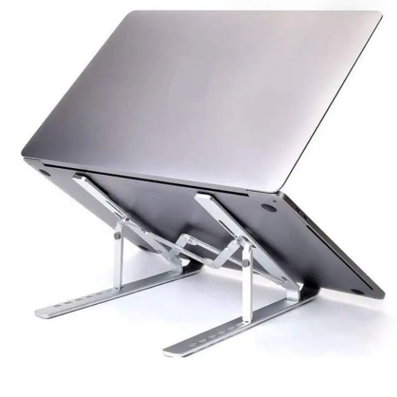 "Suporte de Alumínio Ajustável/Regulável para Notebook e MacBook - Escritório":