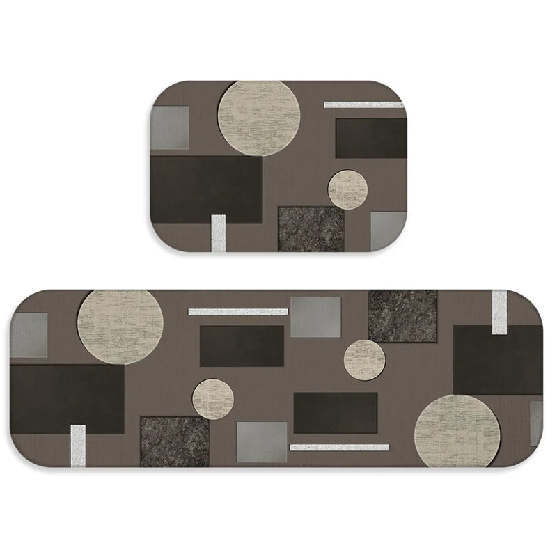 Kit 2 Tapetes para Cozinha – Antiderrapante e Resistente