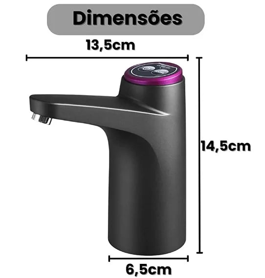 Bomba Elétrica USB para Galão de 20 Litros com 2 Botões - Neverdie Store