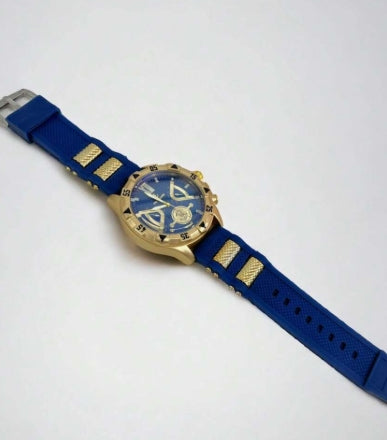 Relógio Masculino Pallyjane A Prova d'água Aço Pulseira Borracha Azul, Preto, Dourado, Prata, Branco