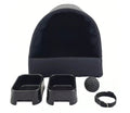 Kit Pet Pequeno Porte Cama Iglu Potes Água Ração Coleira Bolinha