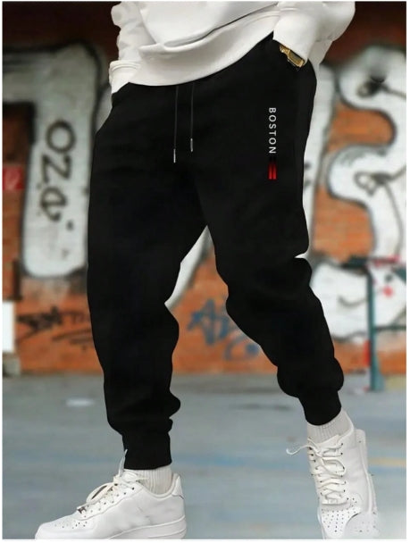 Calça De Moletom Bostom Masculina Jogger Treino Slim Academia