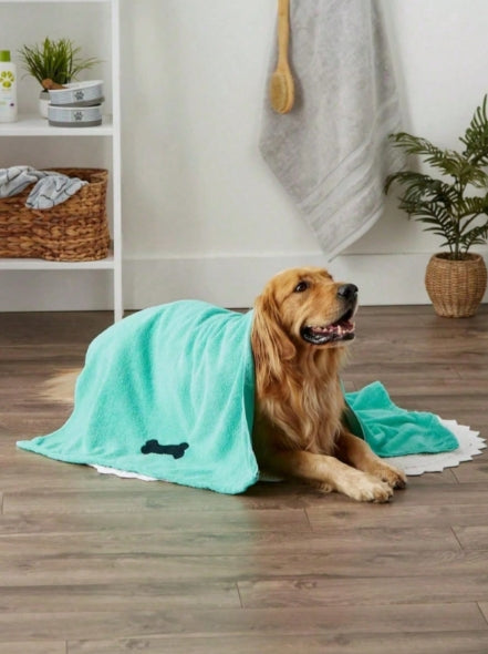 Toalha Pet Cachorro Gato Microfibra Macio Cuidados para Animais de Estimação 60x90