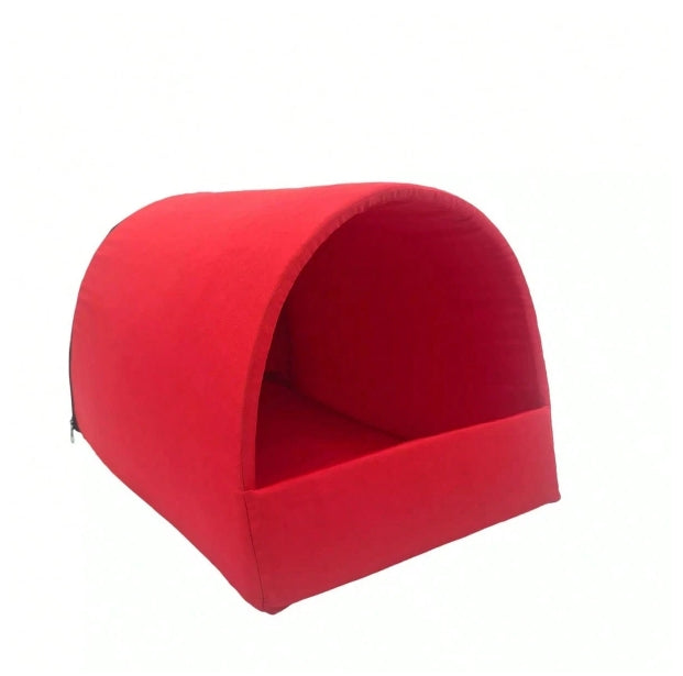 Kit Pet Pequeno Porte Cama Iglu Potes Água Ração Coleira Bolinha