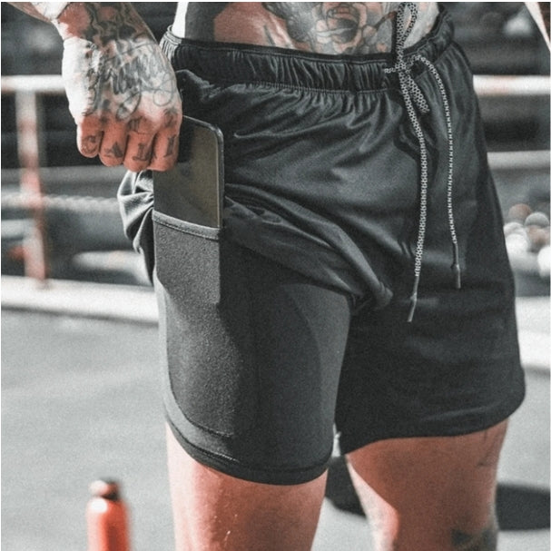 Shorts 2 em 1 de Compressão Esportivo – Performance e Conforto em um Só Produto