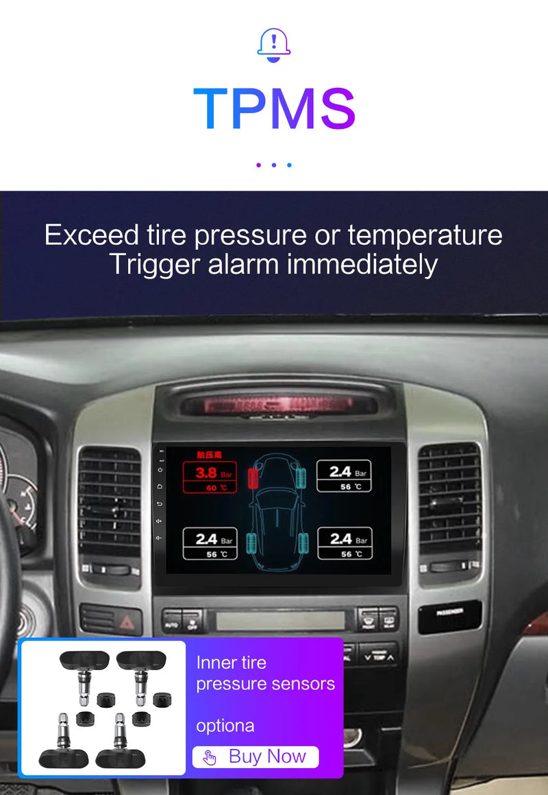 Central Multimídia CarPlay Android Auto 2DIN