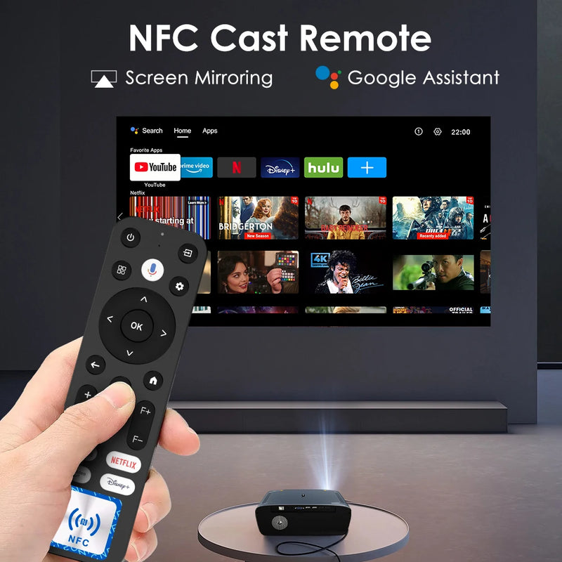 Projetor 4K UHD Android 11 Netflix Licenciado
