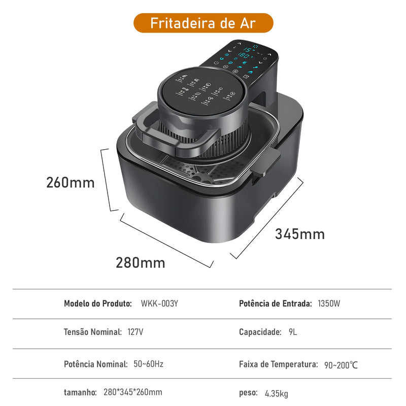 Air Fryer 1500W com Frete Grátis