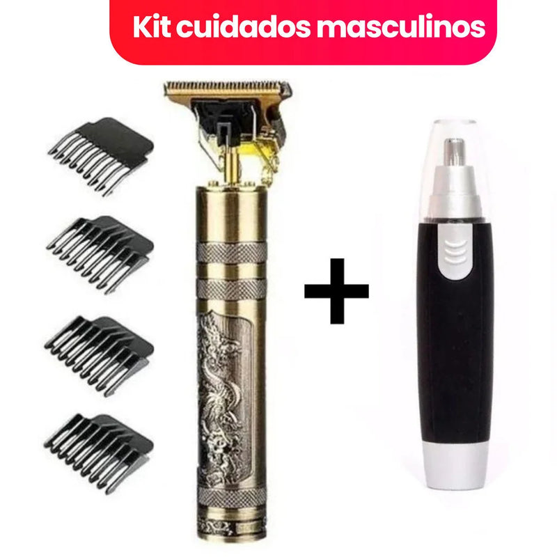Kit de Cuidados Masculinos: Shaver & Trimmer
