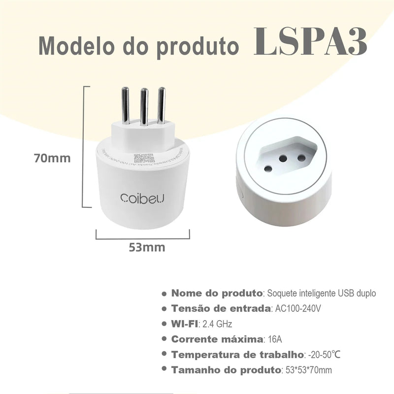 Interruptor e Tomada Smart WiFi – Compatível com Alexa e Tuya