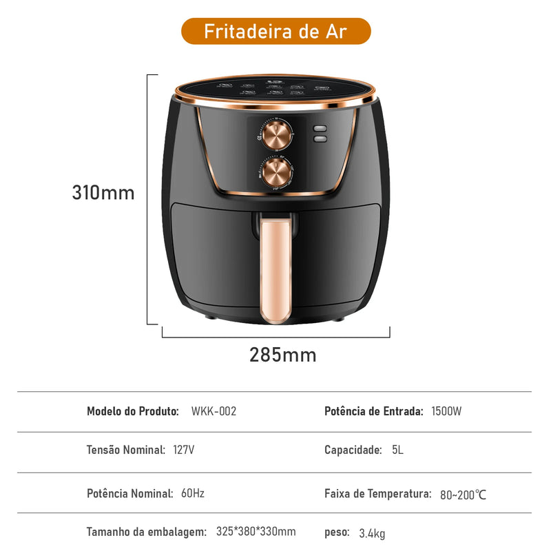 Air Fryer 1500W com Frete Grátis