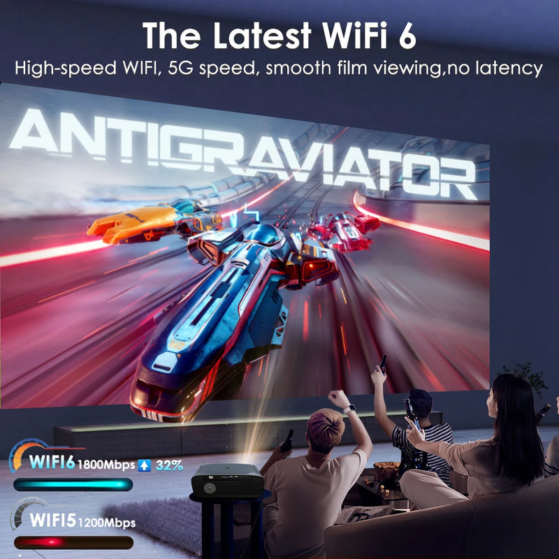 Projetor 4K UHD Android 11 Netflix Licenciado