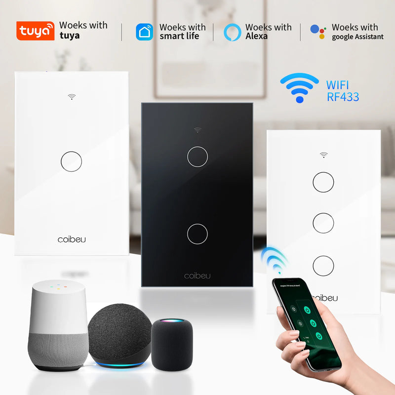 Interruptor e Tomada Smart WiFi – Compatível com Alexa e Tuya
