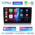 Central Multimídia CarPlay Android Auto 2DIN