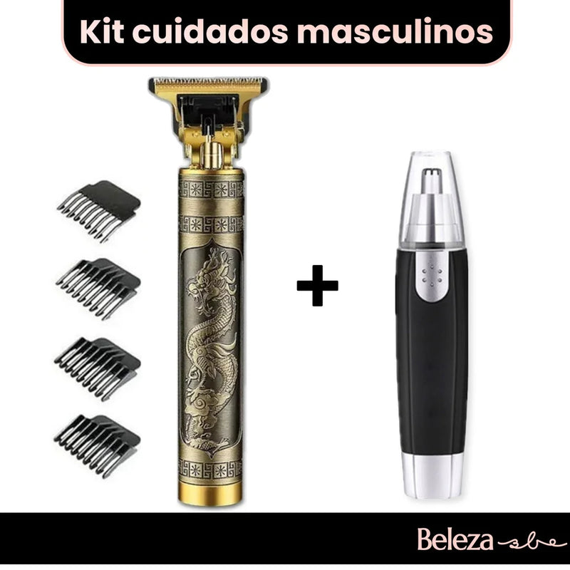 Kit de Cuidados Masculinos: Shaver & Trimmer
