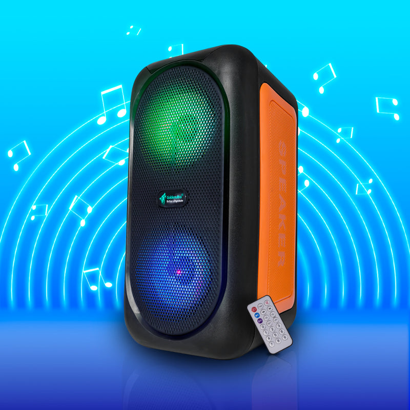 Caixa de som Bluetooth Iluminação RGB Tws 20W Com Controle