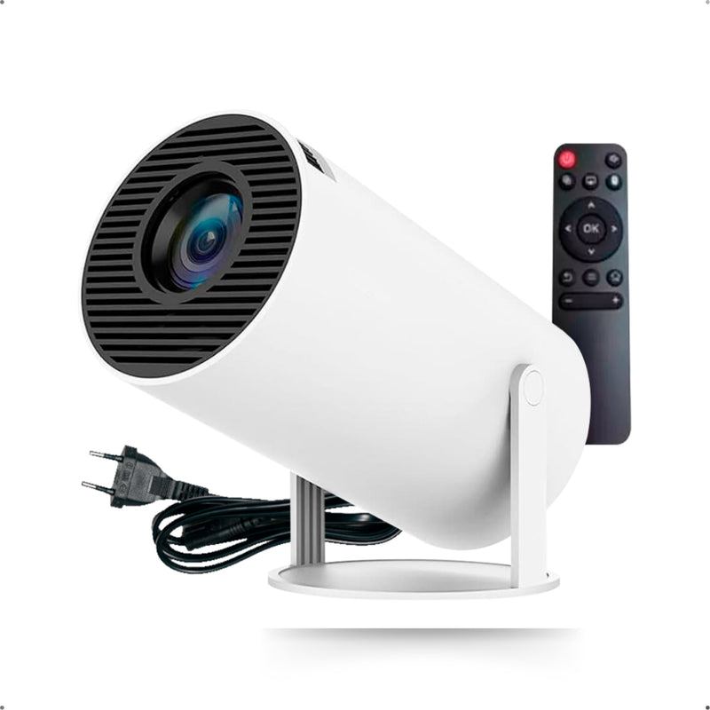 Projetor HY300 HD 200 ANSI Bivolt Portátil Wifi Cinema Android 11.0 - Envio Imediato
