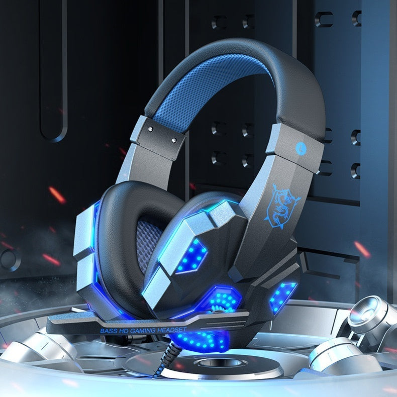 Headset Fone Gamer de ouvido com microfone Para PC Computador Celular, Headphone com fio-SY830MV