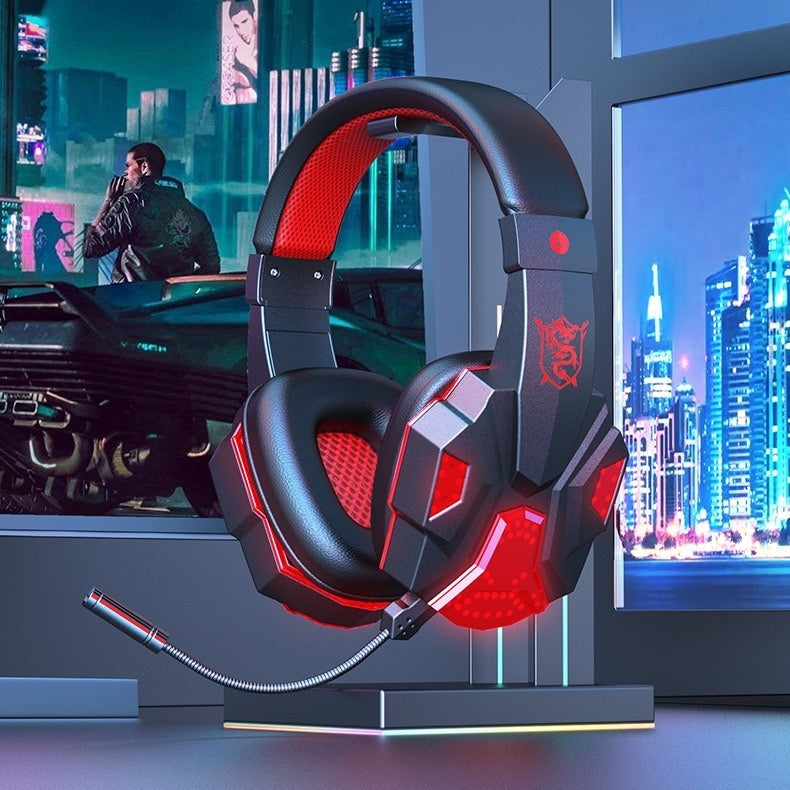 Headset Fone Gamer de ouvido com microfone Para PC Computador Celular, Headphone com fio-SY830MV